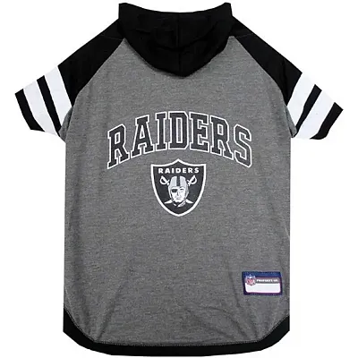 Pets First Oakland Raiders Pet Hoodie T-Shirt - Small