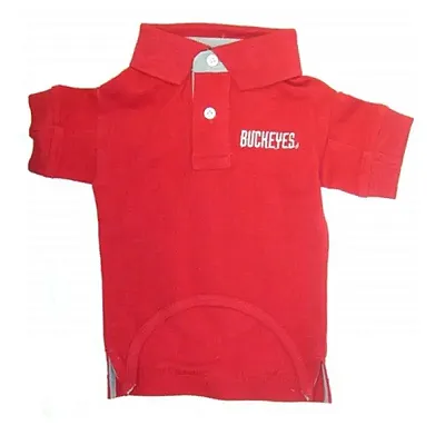 Pets First Ohio State Buckeyes Dog Polo Shirt - Small