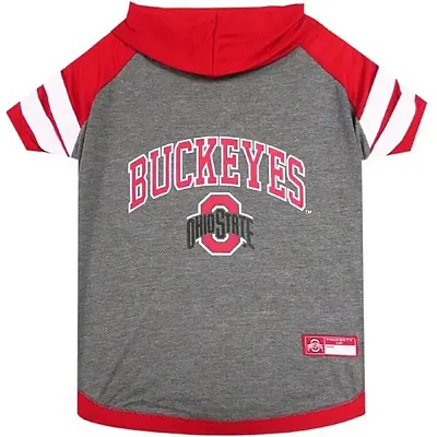 Pets First Ohio State Buckeyes Pet Hoodie T-Shirt - Small