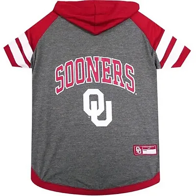 Pets First Oklahoma Sooners Pet Hoodie T-Shirt - X-Small