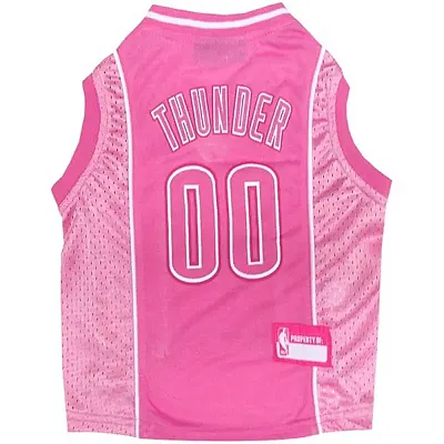 Pets First Oklahoma City Thunder Pink Pet Jersey - X-Small