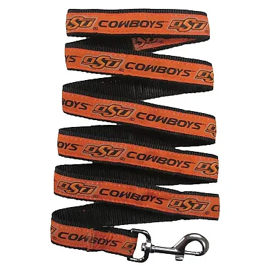 Pets First Oklahoma State Cowboys Pet Leash by Pets First - Medium