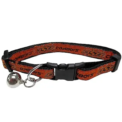 Pets First Oklahoma State Cowboys Breakaway Cat Collar