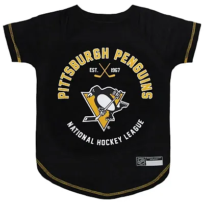 Pets First Pittsburgh Penguins Pet T-Shirt - Large