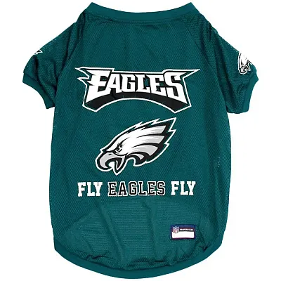 Pets First Philadelphia Eagles Fly Eagles Fly Pet Jersey - XS