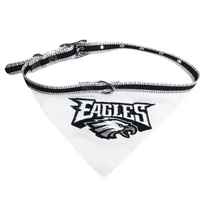 Pets First Philadelphia Eagles Dog Collar Bandana - Small