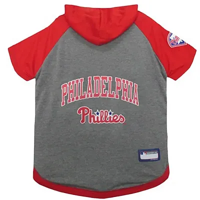 Pets First Philadelphia Phillies Pet Hoodie T-Shirt - Small