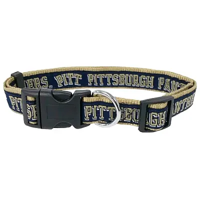 Pets First Pittsburgh Panthers Pet Collar by Pets First - Small