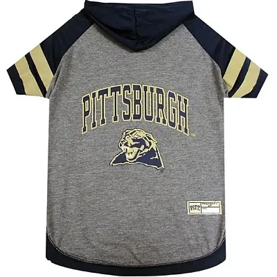 Pets First Pittsburgh Panthers Pet Hoodie T-Shirt - Medium
