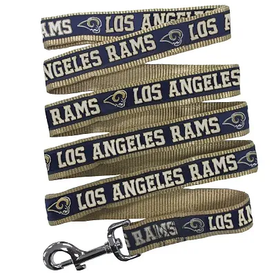 Pets First Los Angeles Rams Pet Leash by Pets First - Large