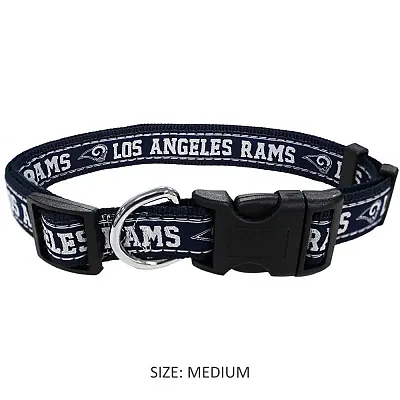 Pets First Los Angeles Rams Pet Collar by Pets First - Medium