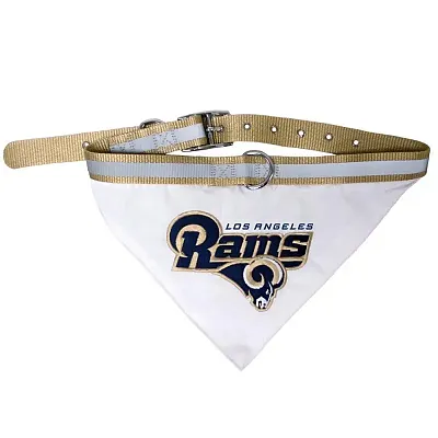 Pets First Los Angeles Rams Pet Collar Bandana - Large