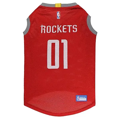 Pets First Houston Rockets Pet Mesh Jersey - Medium