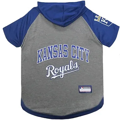 Pets First Kansas City Royals Pet Hoodie T-Shirt - Medium