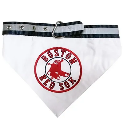 Pets First Boston Red Sox Pet Collar Bandana - Large