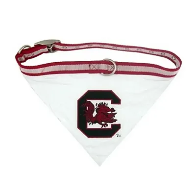 Pets First South Carolina Gamecocks Dog Collar Bandana - Small