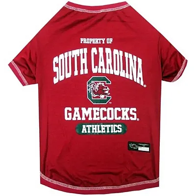 Pets First South Carolina Gamecocks Pet Tee Shirt - X-Small