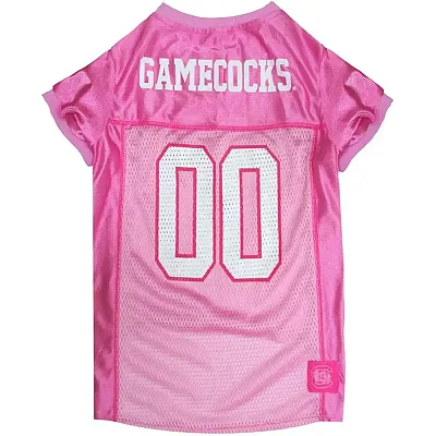 Pets First South Carolina Gamecocks Pink Pet Jersey - Small