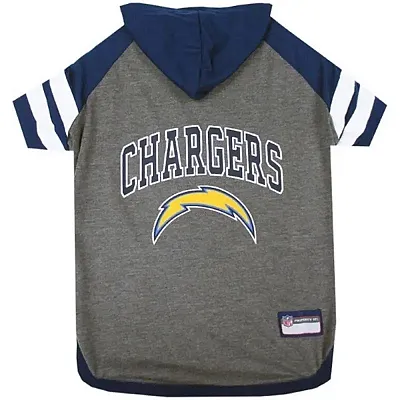 Pets First Los Angeles Chargers Pet Hoodie T-Shirt - Large