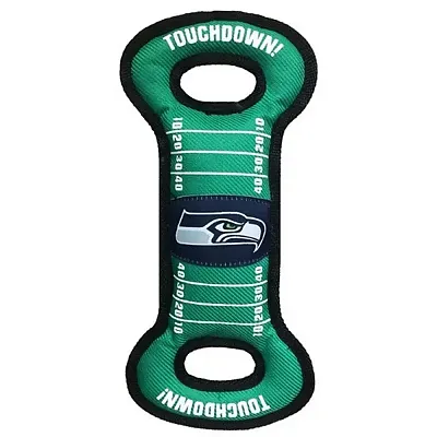 Pets First Seattle Seahawks Field Pull Dog Toy