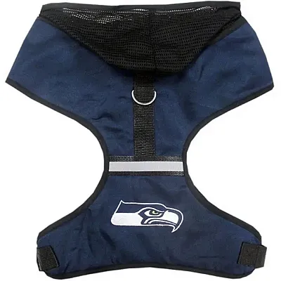 Pets First Seattle Seahawks Pet Hoodie Harness - Large