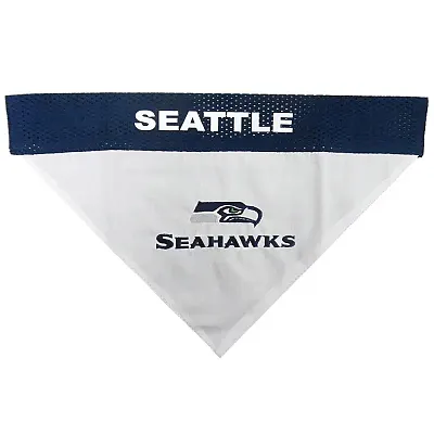 Pets First Seattle Seahawks Pet Reversible Bandana - S/M