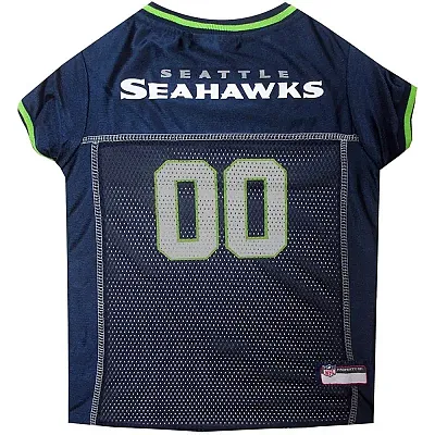 Pets First Seattle Seahawks Dog Jersey - Large