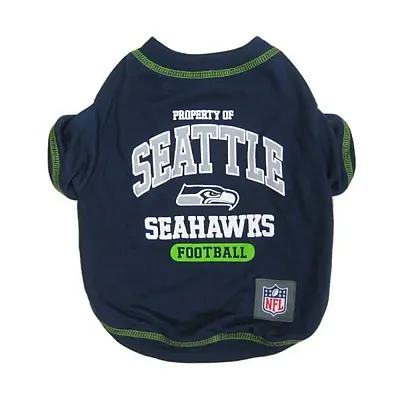 Pets First Seattle Seahawks Pet T-Shirt - X-Small