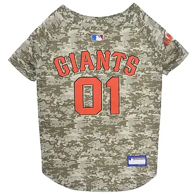 Pets First San Francisco Giants Pet Camo Jersey - XS