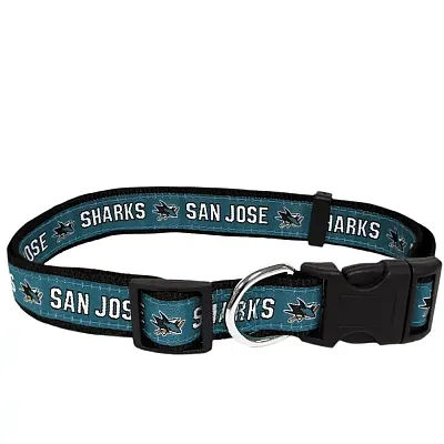 Pets First San Jose Sharks Pet Collar by Pets First - Small