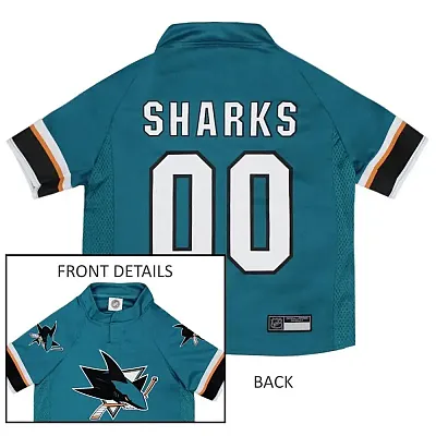 Pets First San Jose Sharks Pet Jersey - XL