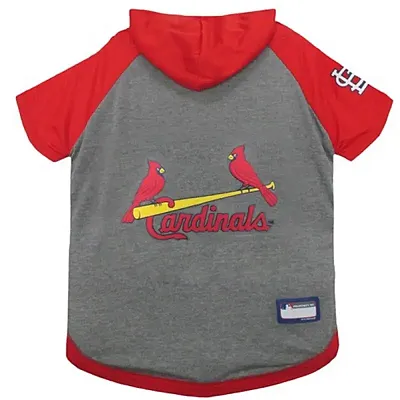 Pets First St. Louis Cardinals Pet Hoodie T-Shirt - Large