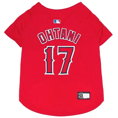 Pets First Shohei Ohtani #17 Pet Jersey - XL