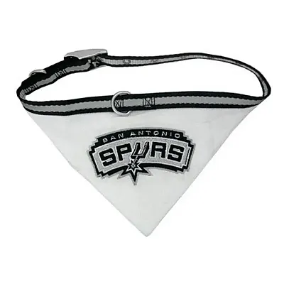 Pets First San Antonio Spurs Dog Collar Bandana - Small