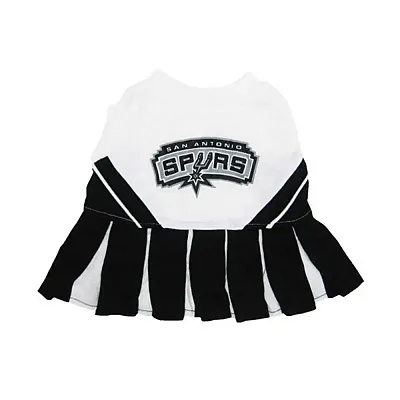 Pets First San Antonio Spurs Cheerleader Dog Dress - X-Small