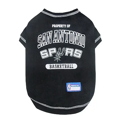 Pets First San Antonio Spurs Pet T-Shirt - Medium