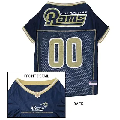 Pets First Los Angeles Rams Pet Jersey - X-Small
