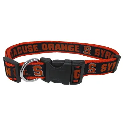 Pets First Syracuse Orange Pet Collar by Pets First - Large