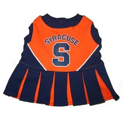 Pets First Syracuse Orange Cheerleader Pet Dress - X-Small