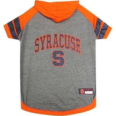 Pets First Syracuse Orange Pet Hoodie T-Shirt - Medium