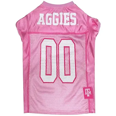 Pets First Texas A&M Aggies Pink Pet Jersey - Large