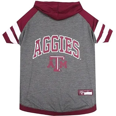 Pets First Texas A&M Aggies Pet Hoodie T-Shirt - Small