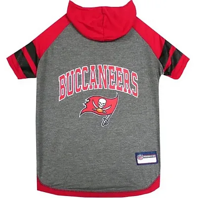 Pets First Tampa Bay Buccaneers Pet Hoodie T-Shirt - X-Small