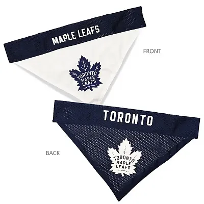 Pets First Toronto Maple Leafs Pet Reversible Bandana - L/XL