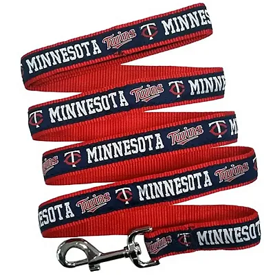Pets First Minnesota Twins Blue Pet Leash by Pets First - Medium