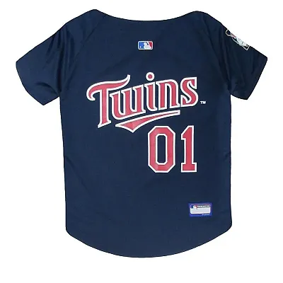 Pets First Minnesota Twins Blue Pet Jersey - XXL