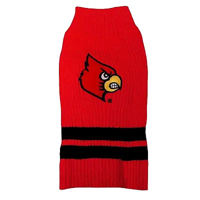 Pets First Louisville Cardinals Pet Sweater - X-Small