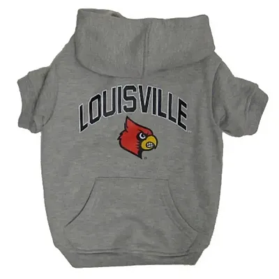 Pets First Louisville Cardinals Pet Hoodie Sweatshirt - Small