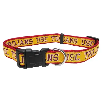 Pets First USC Trojans Pet Collar by Pets First - Medium