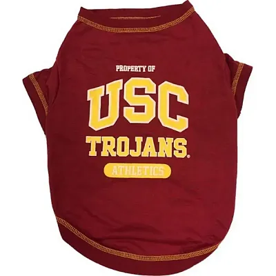 Pets First USC Trojans Pet Tee Shirt - Medium